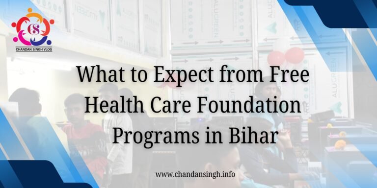 What to Expect from Free Health Care Foundation Programs in Bihar